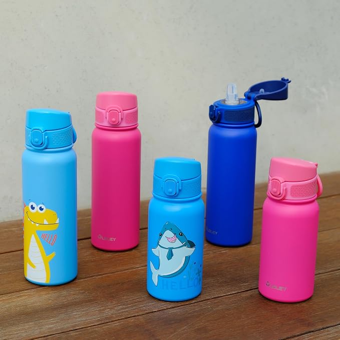 OLDLEY 12oz Kids Water Bottle, Stainless Steel Insulated Water Bottle - Image 7