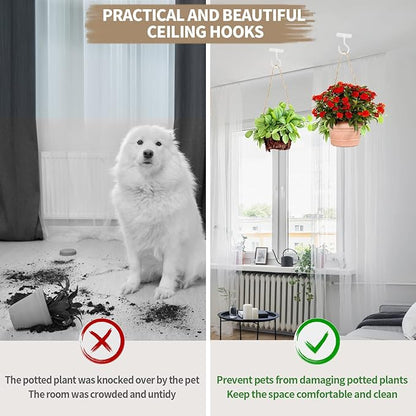 Plant Hooks for Hanging Plant Bracket 6inch Metal Plant Hanger Decorative - Image 5