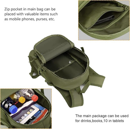 ArcEnCiel 10L/20L Mini X-Small Tactical Backpack MOLLE Daypack Gear Pack - Image 4