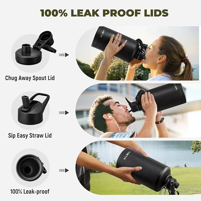 COKTIK 128oz Insulated Water Bottle - Image 6