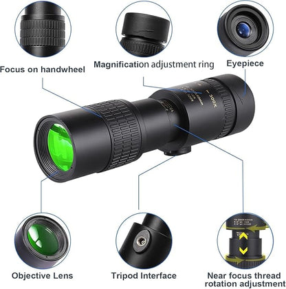 10-300x40 Monoculars for Adults High Powered–Zoom Monocular Telescope - Image 5