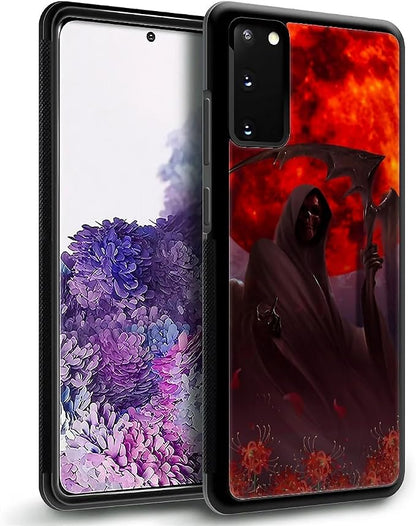 for Samsung Galaxy S20 Case, Death by The Red Moon Pattern Graphic Design Girl - Image 5