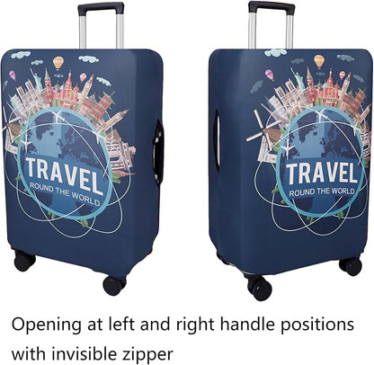 WUJIAONIAO Travel Luggage Cover Baggage Suitcase Cover Protector Skins 18-32 - Image 2