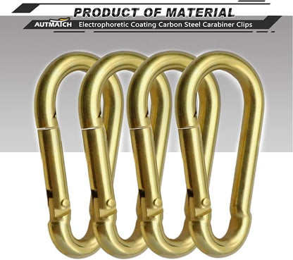 AUTMATCH Carabiner Clips, 4 Pack - Image 2