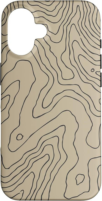 Coyote Country Guide Lines Topographical Contour Map Case by Unknown