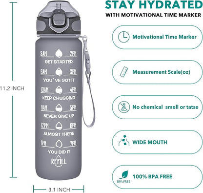 Enerbone 32 oz Drinking Water Bottle - Image 2