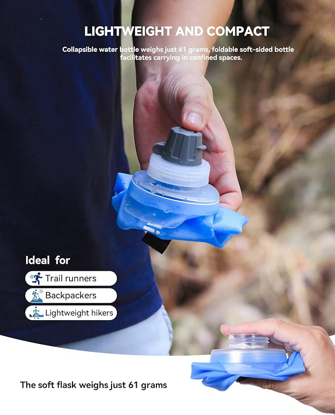 Ultralight Collapsible Water Bottle, Compatible - Image 7