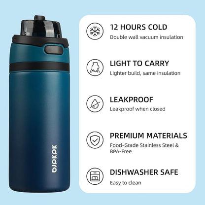 BJPKPK 17oz Insulated Water Bottle - Image 3