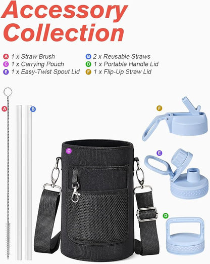 Half Gallon Water Bottle Insulated - Image 7
