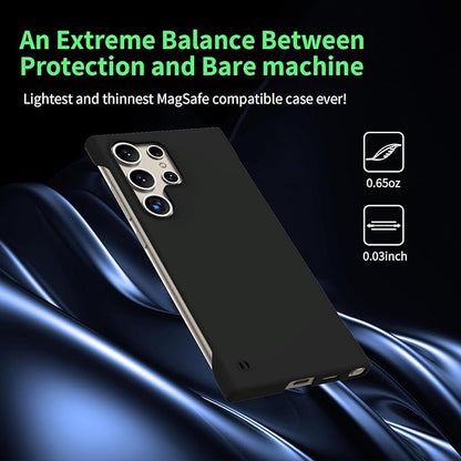 GRECAZO Slim Borderless for Samsung Galaxy S25 Ultra Phone Case 6.9" Ultra-Thin - Image 3