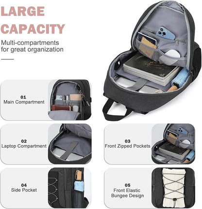 MAXTOP Travel Backpack Laptop Back Pack College Bookbag Anti-theft Backpacks - Image 2