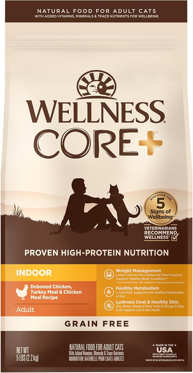 Wellness CORE+ Adult Dry Cat Food by WellnessNaturalPetFood
