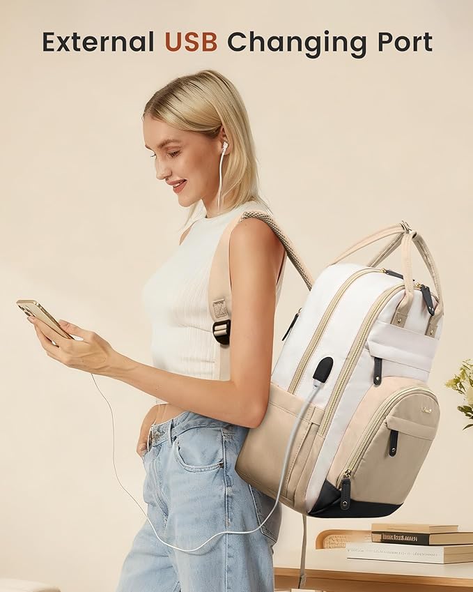LOVEVOOK Backpack for Women, Laptop Backpack Women, Fits 17 Inch Laptop Bag - Image 2