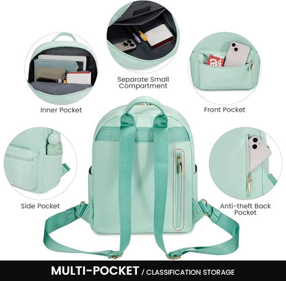 LOVEVOOK Mini Backpack for Women Light Weight Small Waterproof Backpack Purses - Image 5