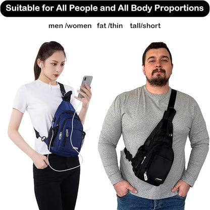 JENAGREEN Waterproof Sling Backpack Crossbody Sling Bag, Cross Bag Adjustable - Image 6