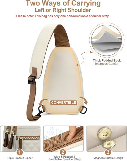 Capolo Sling Bag for Women Men Waterproof Crossbody Bags for Women Trendy - Image 6