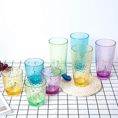 KOXIN-KARLU Hammered 26-ounce Plastic Tumbler Acrylic Glasses - Image 6