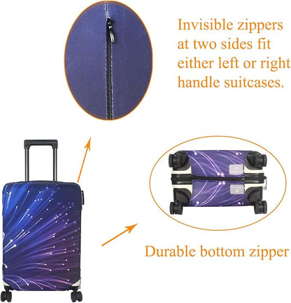 Explore Land Travel Luggage Cover Suitcase Protector Fits 23-26 Inch Case - Image 7