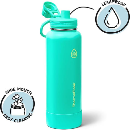 ThermoFlask 40 oz Double Wall Vacuum Insulated Stainless Steel Water Bottle - Image 3