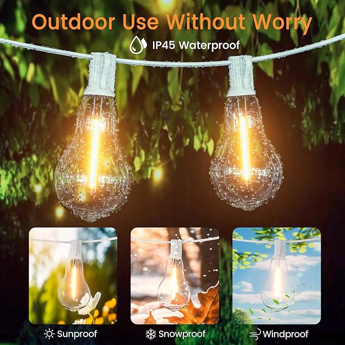 Outdoor String Lights, 75FT Patio Lights - Image 4