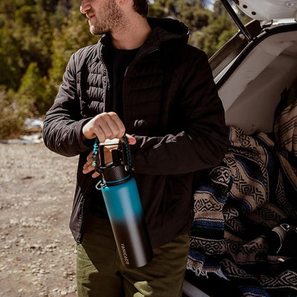 Insulated Water Bottle 40oz, Triple Wall Vacuum Stainless Steel, Leak Proof & - Image 8