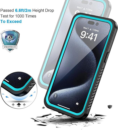 Lanhiem for iPhone 15 Pro Case, IP68 Waterproof Dustproof Shockproof Cases - Image 4