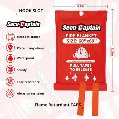 SecuCaptain Emergency Fire Blanket - Image 7
