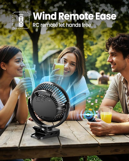 40000mAh Clip on Fan for Golf Cart - Image 5