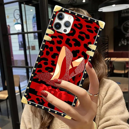 Compatible with iPhone 12 12 Pro Case, Elegant High Heels Luxury Golden - Image 6
