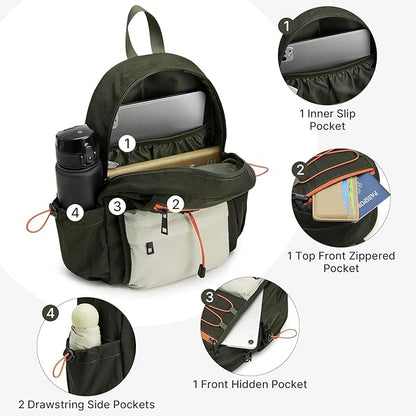 G4Free 10L Small Backpack for Women Men Lightweight Mini Travel Backpacks - Image 3