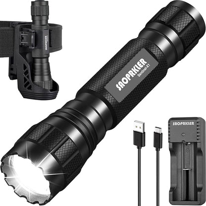 SAOPRKLER Tactical Flashlights High Lumen-Police 1200 LM Flashlight by SAOPRKLER
