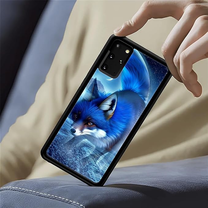 for Samsung Galaxy S20 Plus Case, Snowy Mountain Fox Lake Pattern Graphic - Image 4