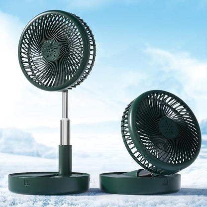 Primevolve Battery Operated Fan, Portable Rechargeable USB Floor Table Desk Fan by Primevolve