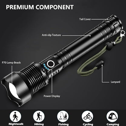 Rechargeable Flashlights 99, 000 Lumens, Super Bright LED Flashlight High Lumens - Image 7