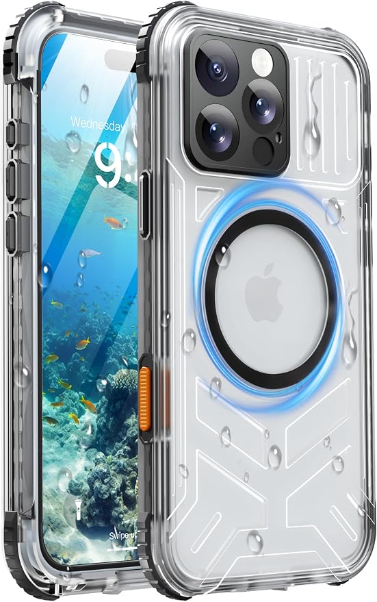 for iPhone 16 Pro Waterproof Case by Haireca
