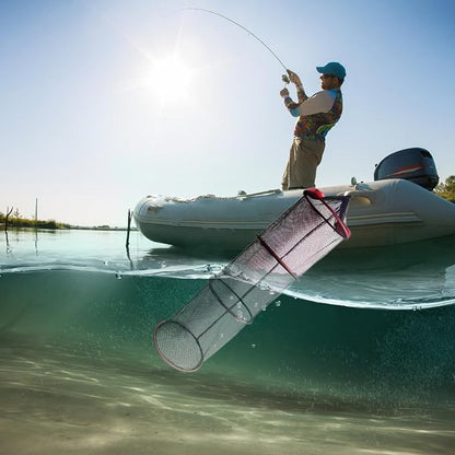 Fish Basket – 25x30cm/25x60cm/25x90cm Nylon, Portable Net Pen, Live Catch - Image 8