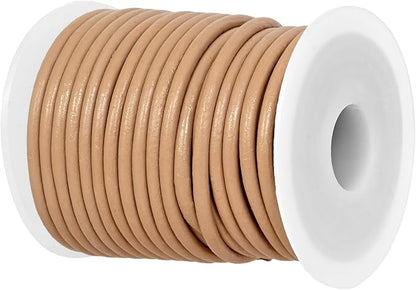 GENIQUE Real/Genuine Round Leather String Cord by GENIQUE