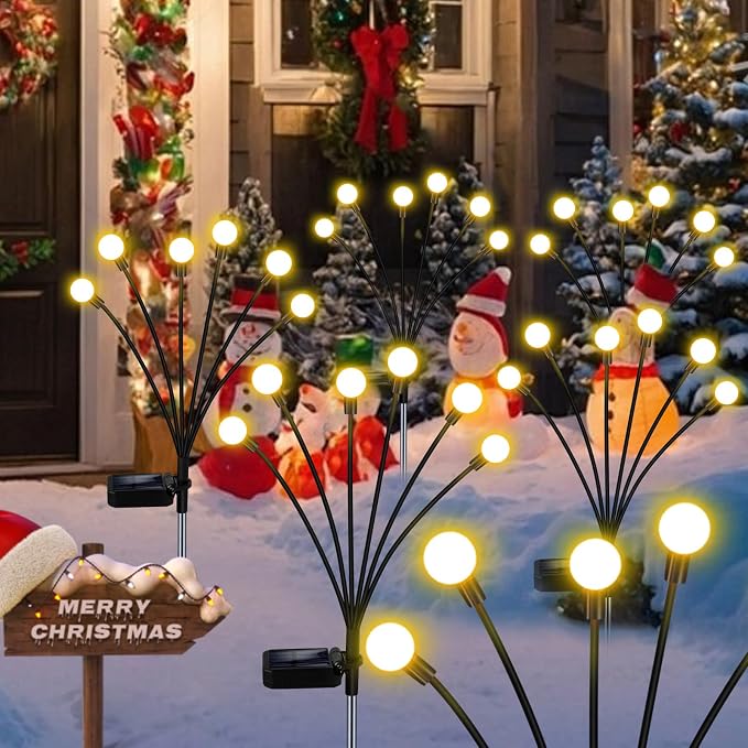 NBQQ Solar Garden Lights Outdoor, Swaying Light Waterproof Solar Lights Outdoor - Image 7