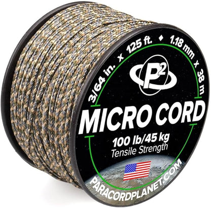 Paracord Planet Micro Paracord – Thin Braided Cord by ParacordPlanet
