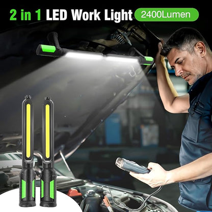 SYLSTAR Work Light for Mechanic, 2400LM LED, 4400mAh Rechargeable, Underhood - Image 2