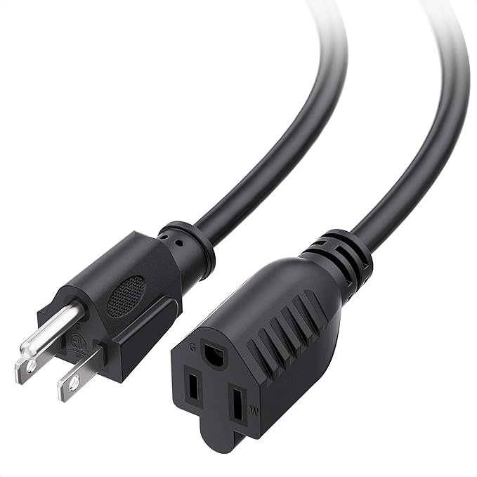 Cable Matters 16 AWG Heavy Duty 13A Power Extension Cord - 20ft by CableMatters