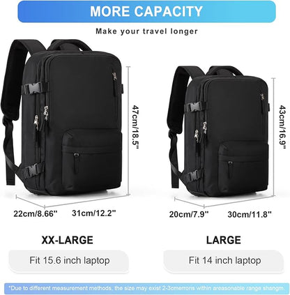 WONHOX Large Travel Backpack Carry on Flight Approved Laptop Work Business - Image 4