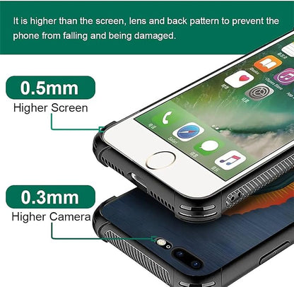 Case for iPhone 7 Plus/8 Plus, Soft Silicone Hard Acrylic for Shock Protection - Image 5