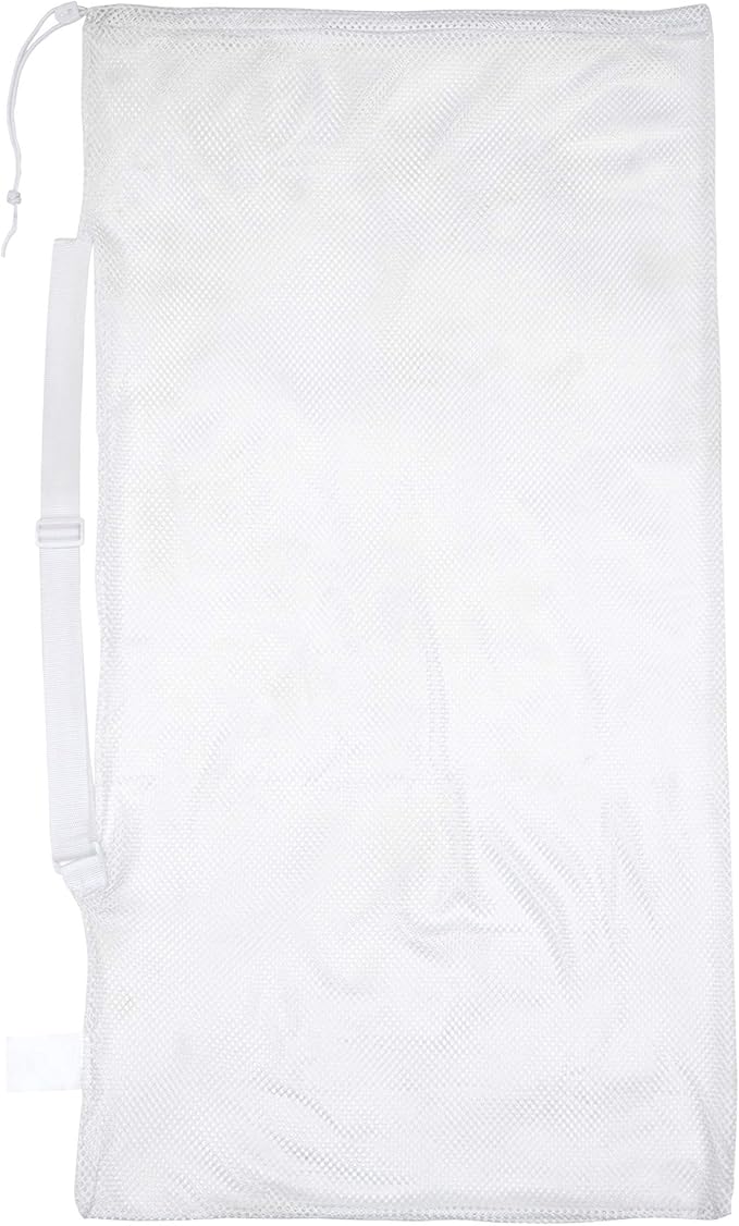 Champion Sports Mesh Equipment Bag – Heavy-Duty Nylon Drawstring Bag by ChampionSports