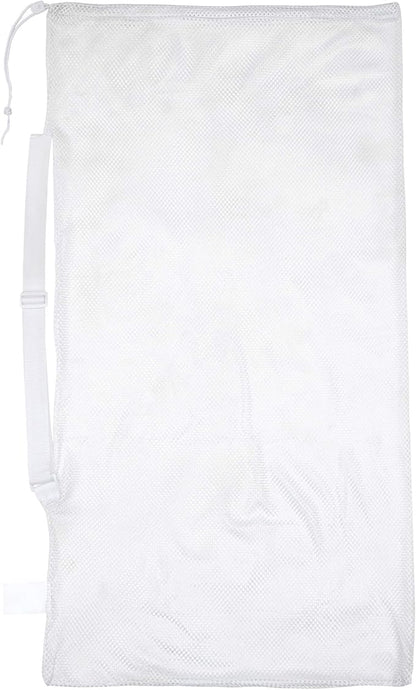 Champion Sports Mesh Equipment Bag – Heavy-Duty Nylon Drawstring Bag by ChampionSports