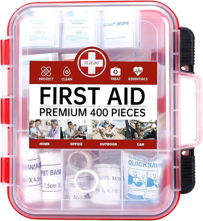 400 Pieces All-Purpose First Aid Kit by TlieaoFirstAidKit