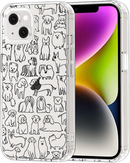 MOSNOVO for iPhone 13/14 Case | Military Grade 6.6ft Drop Tested | Clear by Mosnovo