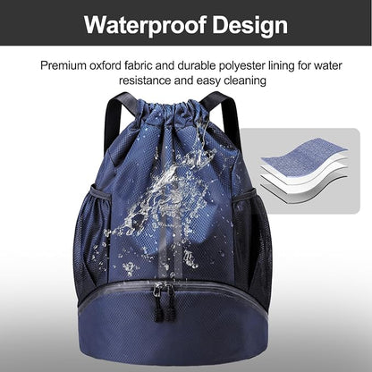 Hoedia Sports Drawstring Backpack - Image 3