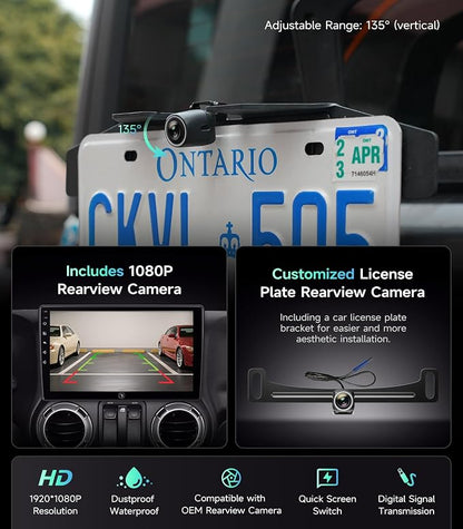 Car Radio Stereo Upgrade for Jeep Wrangler JK Compass Grand Cherokee Dodge Ram - Image 5