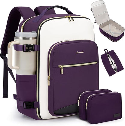 LOVEVOOK 40L Travel Backpack for Women & Men, Airline Approved Carry On Luggage by LOVEVOOK